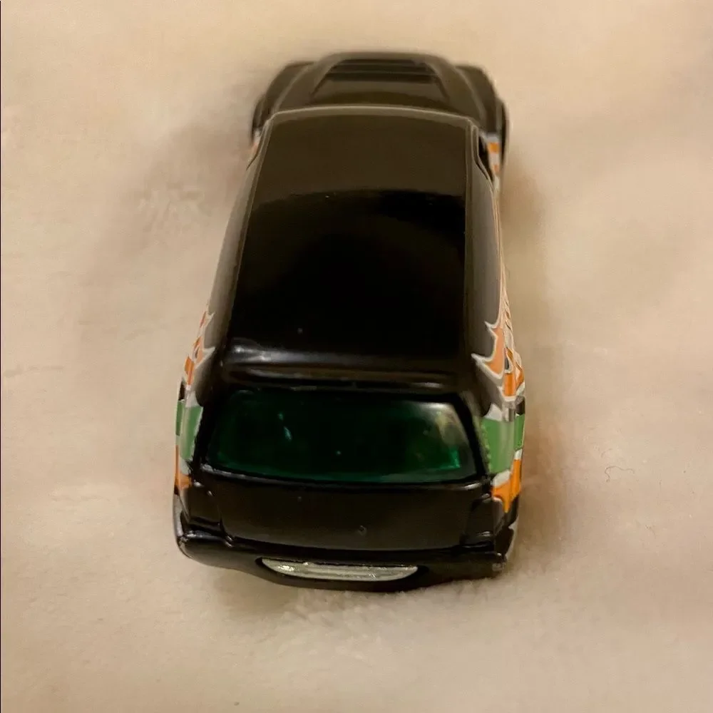 Vtg Hot Wheels Blk/Org/Grn/Wht Checkerboard Truck